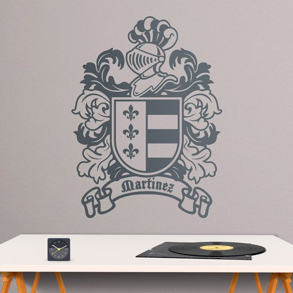 Vinilos Decorativos: Escudo Heráldico Martínez