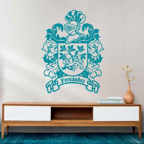 Vinilos Decorativos: Escudo Heráldico Fernández