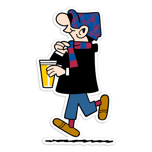 Pegatinas: Andy Capp Ultra FC Barcelona