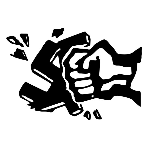 Pegatinas: Pegatina Ultra Hooligan Anti-fascista Antinazi Puñ
