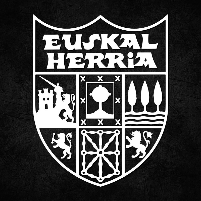 Autocollants Plaques Immatriculation Pays Basque Euskal Herria - Lot De 2 Stickers Département 64 - Vinyle Haute Qualité Made In France