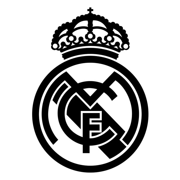 Pegatinas: Escudo Real Madrid CF