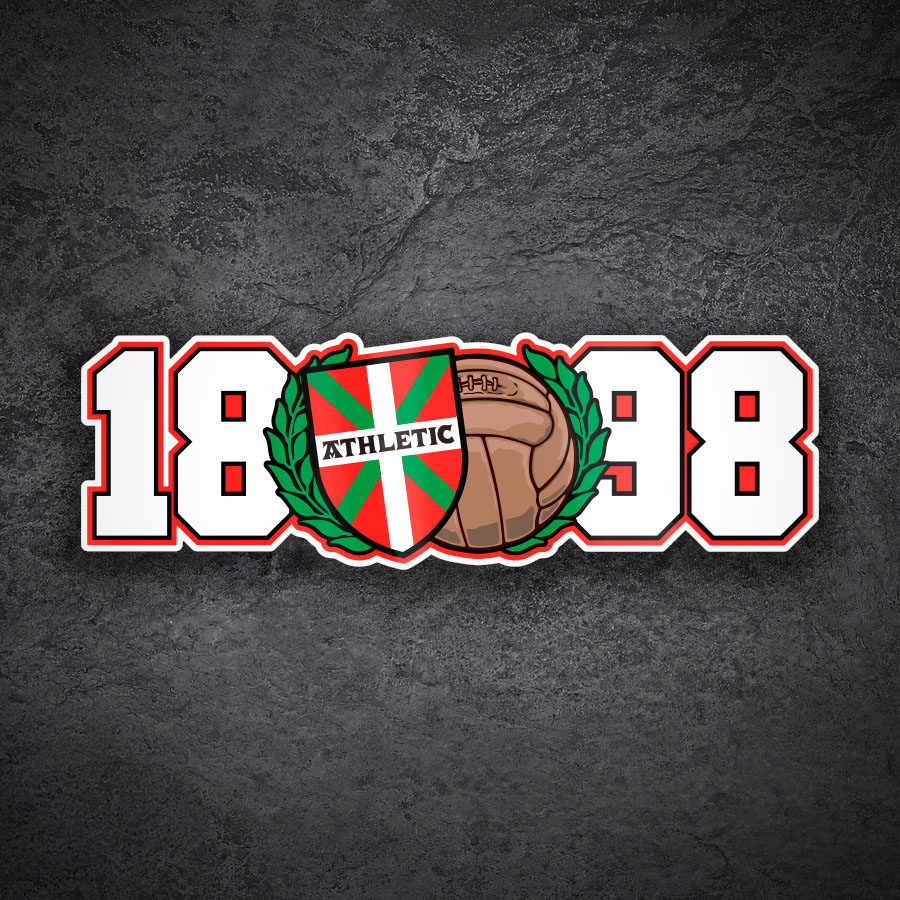 Pegatinas: Emblema Atletic Bilbao 1898