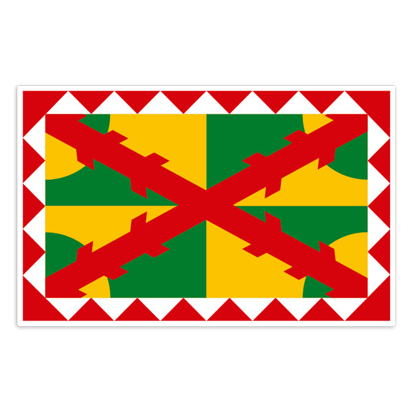 Pegatinas: Bandera de Huesca