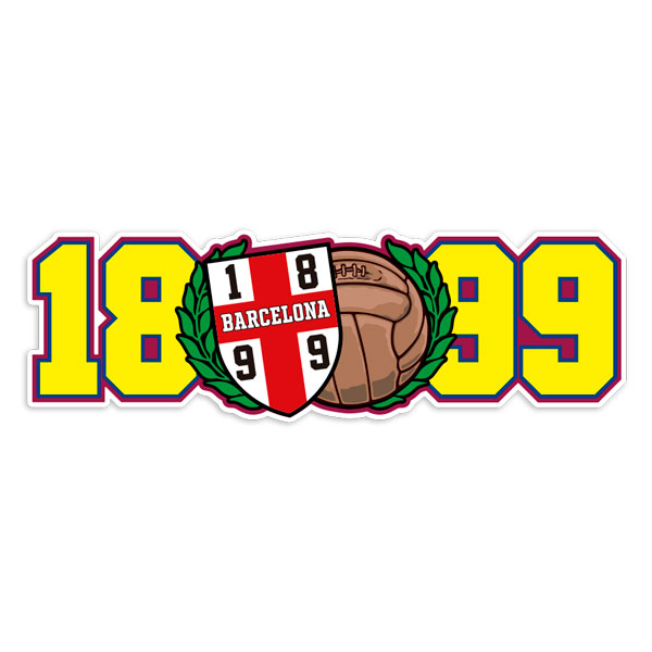 Pegatinas: FC Barcelona 1899 Emblema Histórica