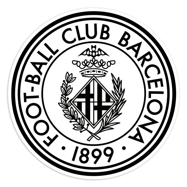 Pegatinas: Escudo Histórico FC Barcelona