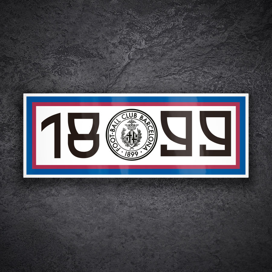Pegatinas: Insignia FC Barcelona 1899