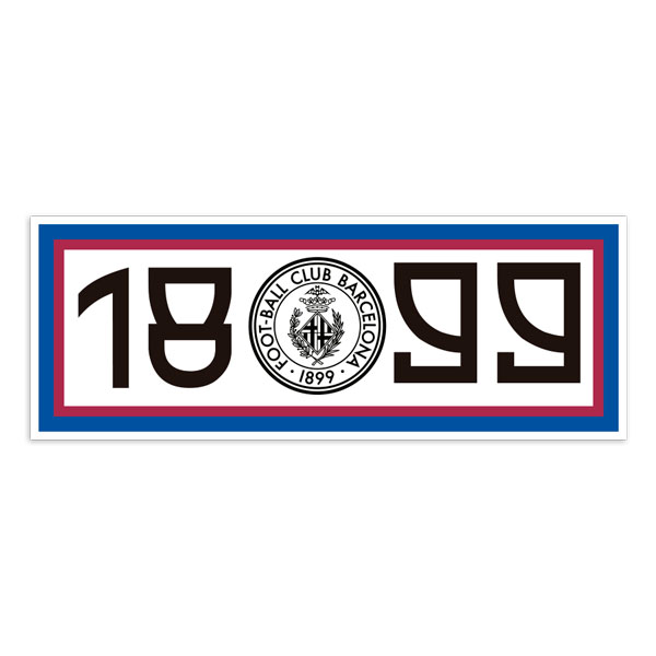 Pegatinas: Insignia FC Barcelona 1899