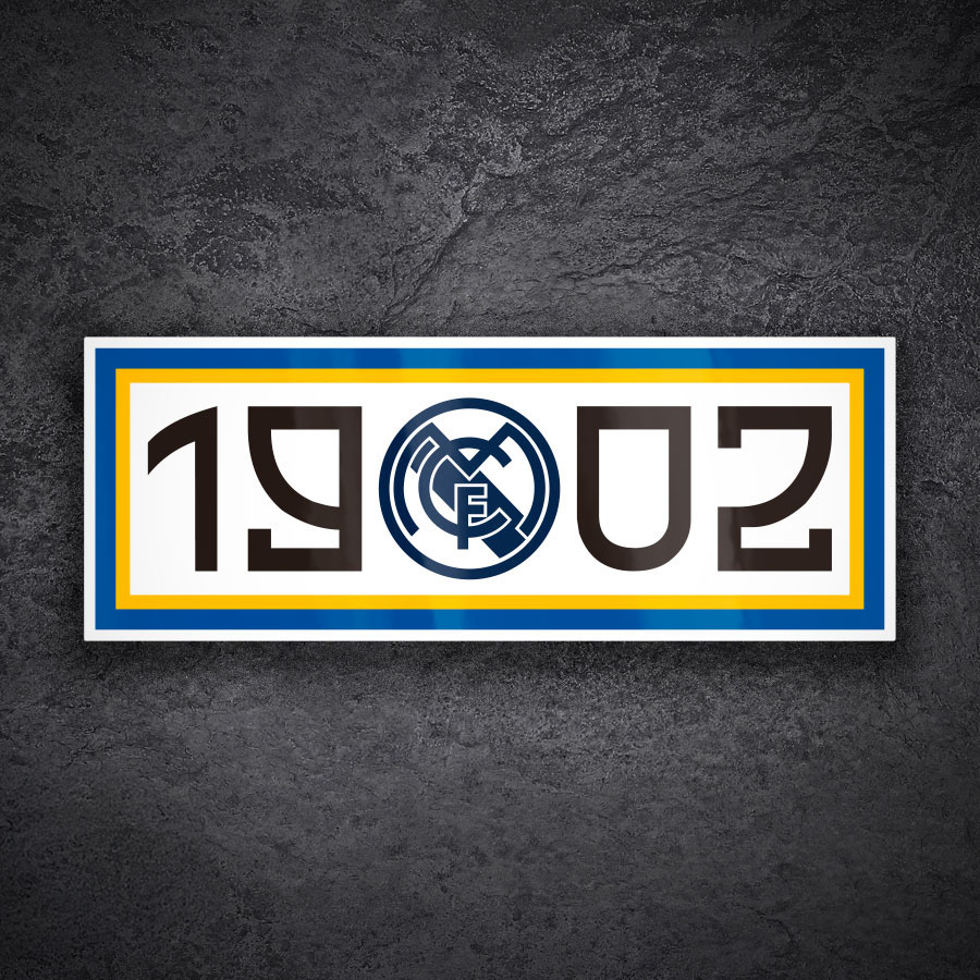 Pegatinas: Ultra Fútbol 1902 Real Madrid CF