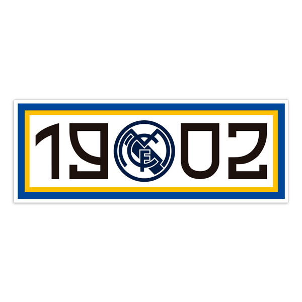 Pegatinas: Ultra Fútbol 1902 Real Madrid CF