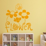 Vinilos Infantiles: Flower 4