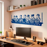 Vinilos Infantiles: Almuerzo de obreros Lego 14