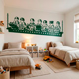 Vinilos Infantiles: Almuerzo de obreros Lego 17