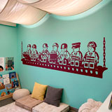 Vinilos Infantiles: Almuerzo de obreros Lego 20