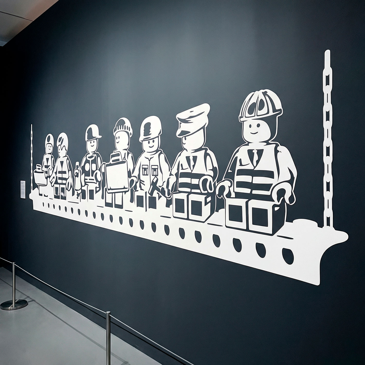 Vinilos Infantiles: Almuerzo de obreros Lego