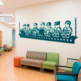 Vinilos Infantiles: Almuerzo de obreros Lego 22