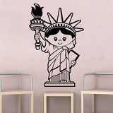 Vinilos Decorativos: Estatua de la Libertad Infantil 3