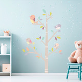 Vinilos Infantiles: Árbol de pajaritos 3