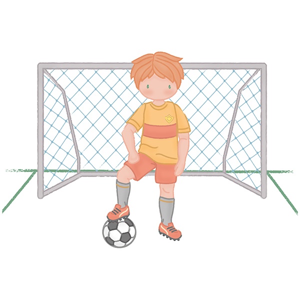 Vinilos Infantiles: Niño futbolista