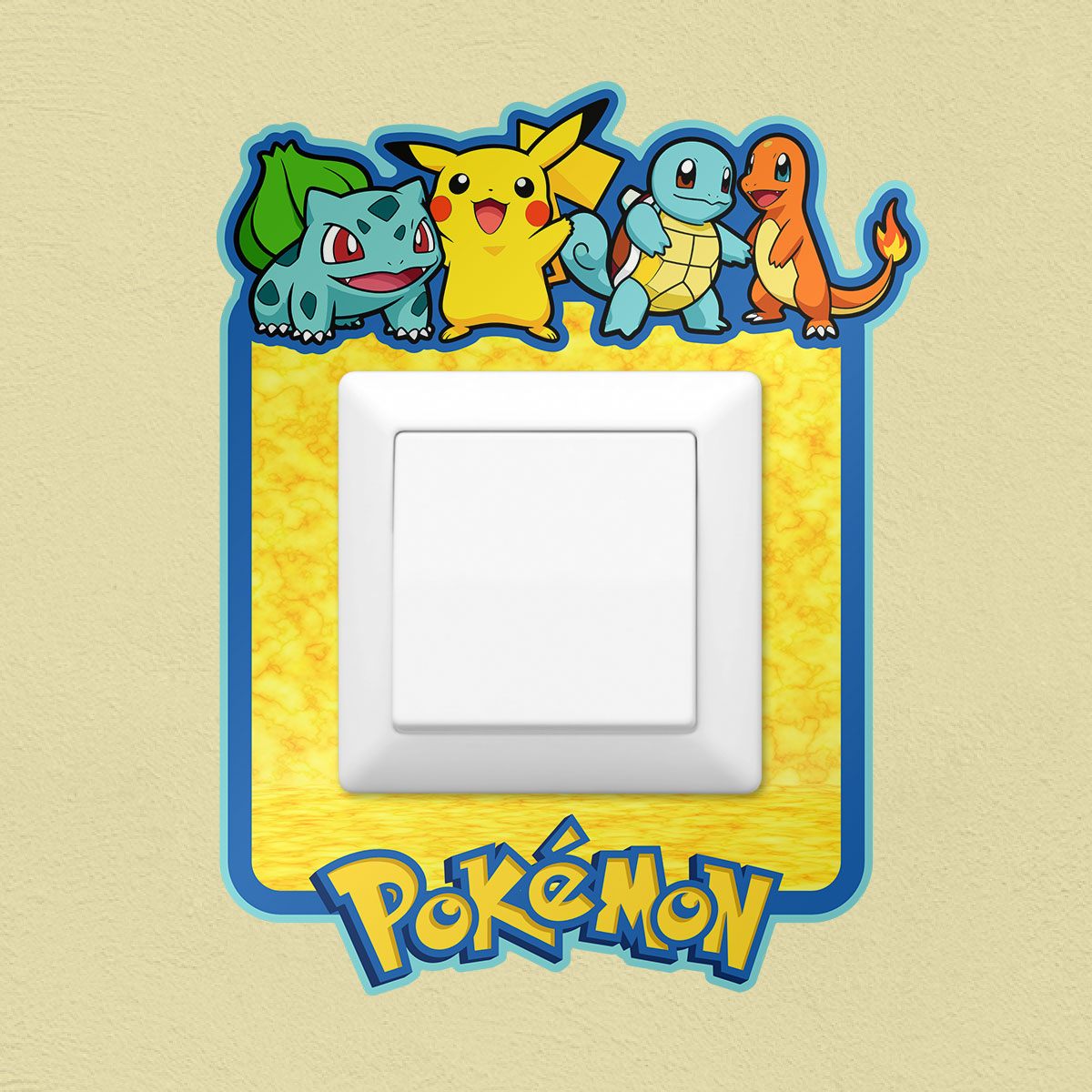 Vinilos Decorativos: Vinilo Pokémon para interruptor de luz
