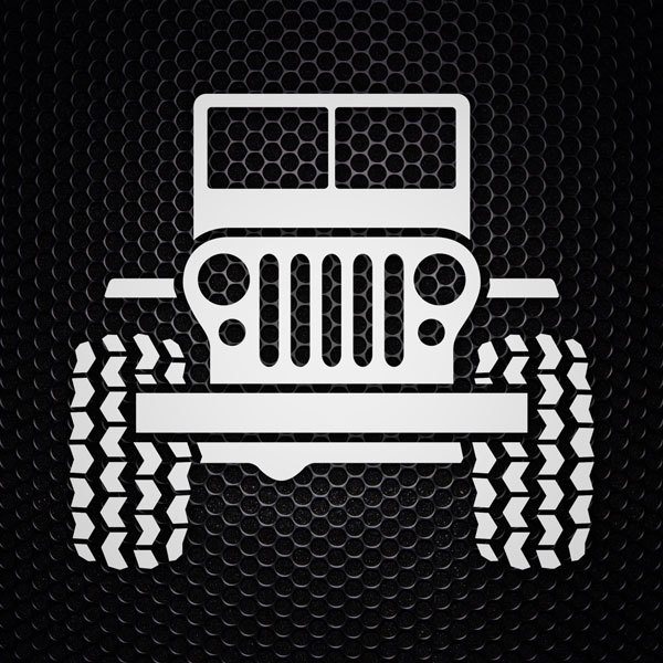 Pegatinas: Jeep Tractor