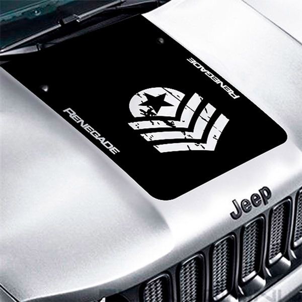 Pegatinas: Jeep Renegade Desgastado