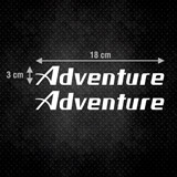 Pegatinas: Set 2X Pegatina para Jeep Adventure 2