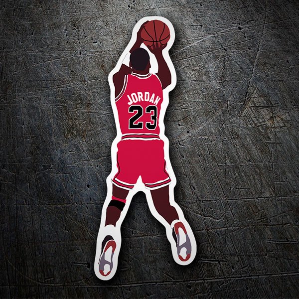 Pegatinas: Michael Jordan Tiro