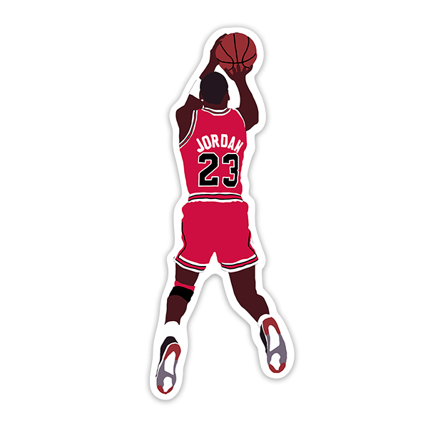 Pegatinas: Michael Jordan Tiro 0