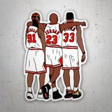 Pegatinas: Michael Jordan, Rodman y Pippen 3