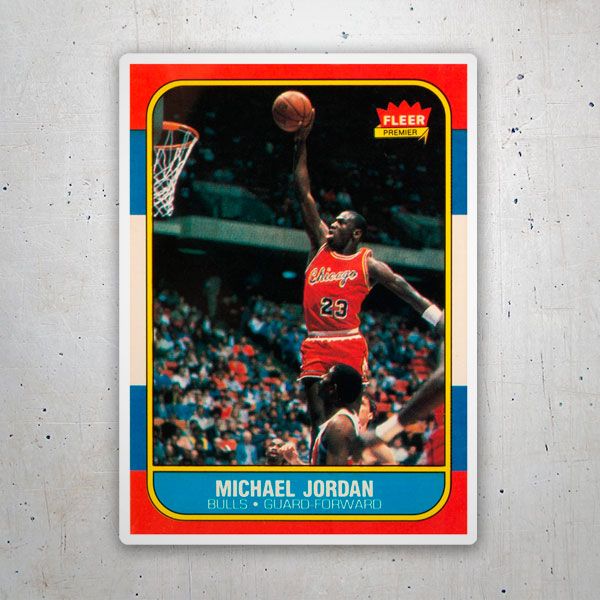 Pegatinas: Michael Jordan Cromo