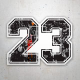 Pegatinas: Michael Jordan 23 3