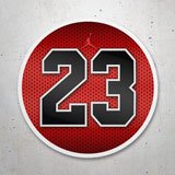 Pegatinas: Michael Jordan 23 Logo 3