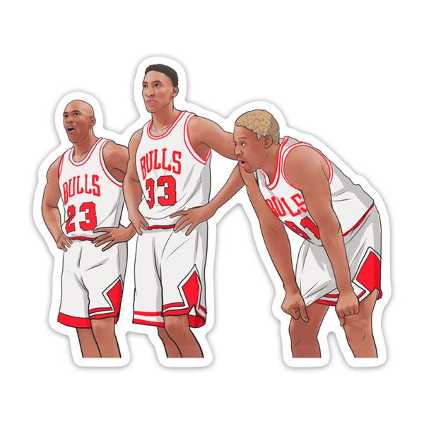 Pegatinas: Estrellas Chicago Bulls