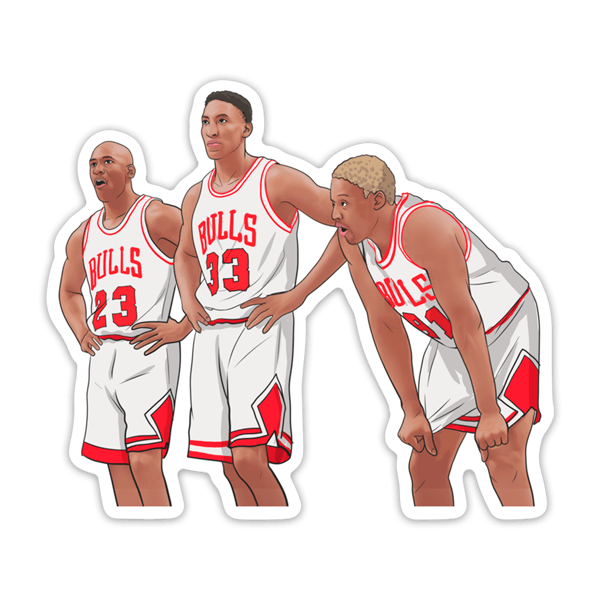 Pegatinas: Estrellas Chicago Bulls
