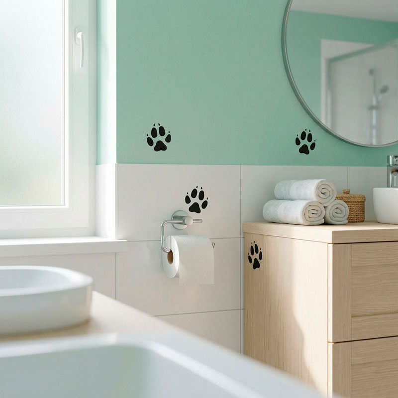 Kit 4 huellas de Perro 6/9