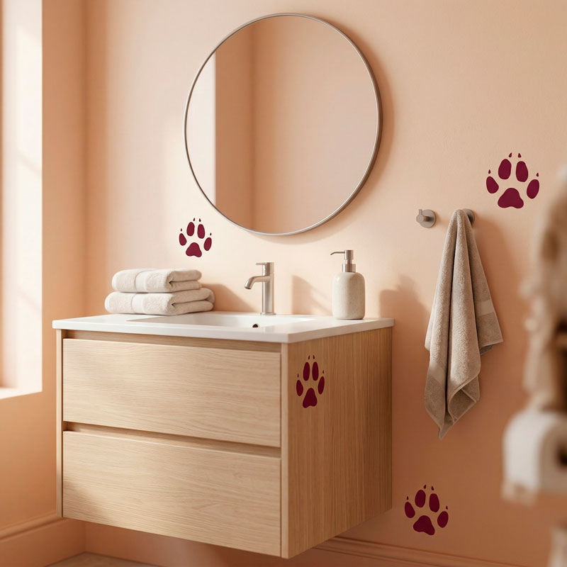Kit 4 huellas de Perro 7/9
