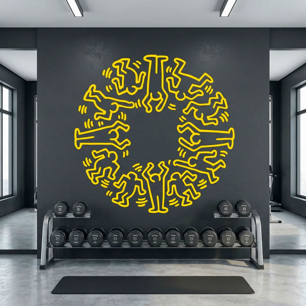 Vinilos Decorativos: Circle Men