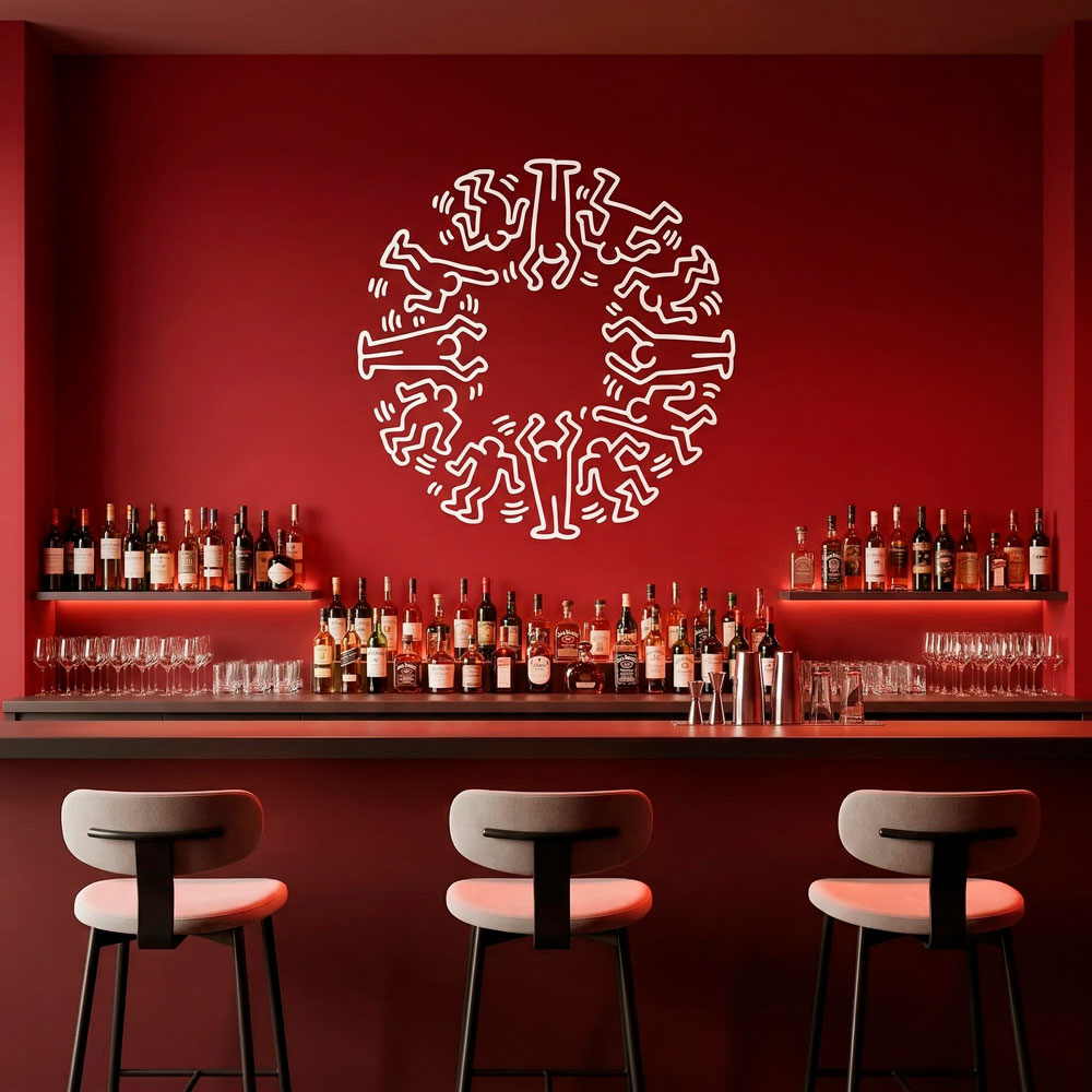 Vinilos Decorativos: Circle Men