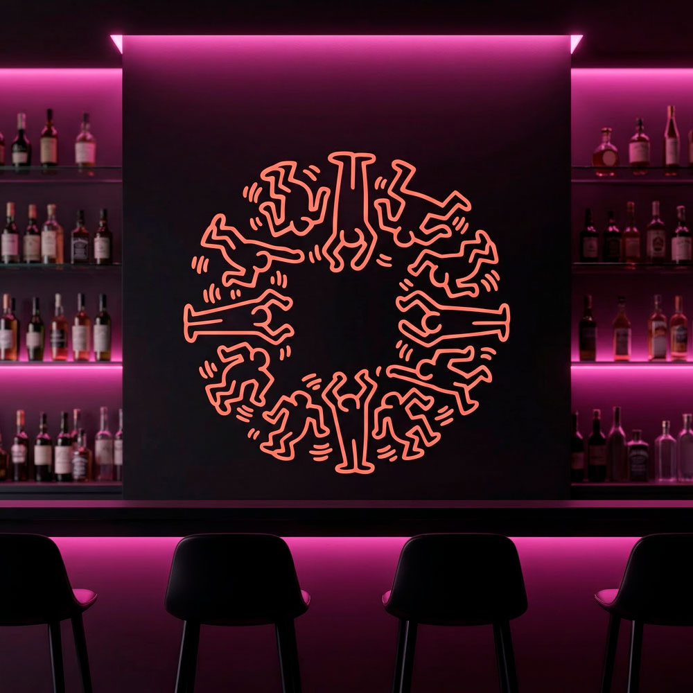 Vinilos Decorativos: Circle Men