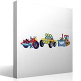 Vinilos Infantiles: Kit Medios de Transporte