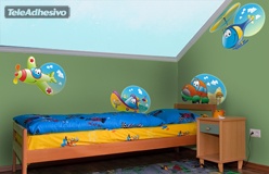 Vinilos Infantiles: El Avión Divertido 4