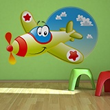 Vinilos Infantiles: El Avión Divertido 5