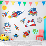 Vinilos Infantiles: Kit del Espacio 4