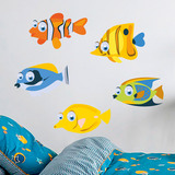 Vinilos Infantiles: Kit de peces tropicales 4
