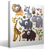Vinilos Infantiles: Kit Animales de la selva 7