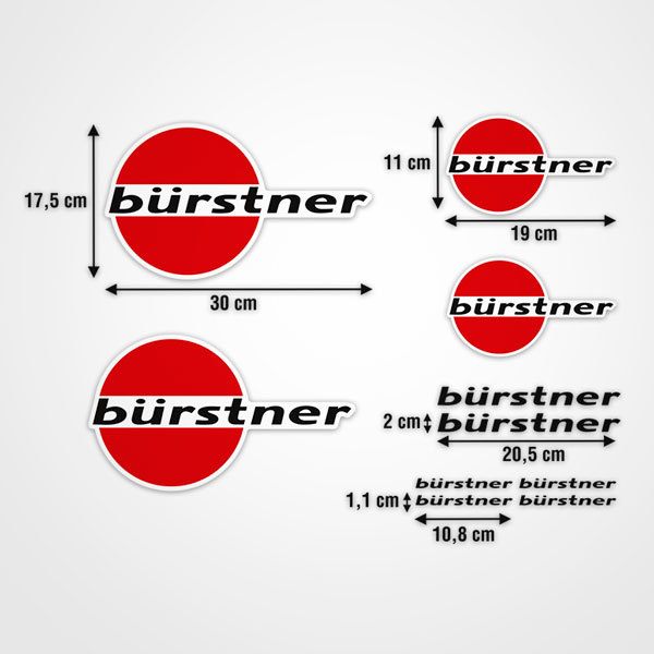 Vinilos autocaravanas: Set Bürstner