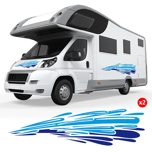 Pegatinas de autocaravanas y furgontetas