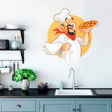 Vinilos Decorativos: Chef Pizzero 3