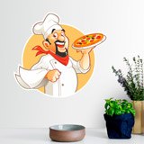 Vinilos Decorativos: Chef Pizzero 4